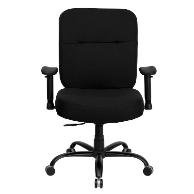 Emma And Oliver 400 Lb. Big & Tall High Back Rectangular Back Ergonomic Office Chair & Arms 3 Emma And Oliver 400 Lb. Big & Tall High Back Rectangular Back Ergonomic Office Chair & Arms - Image 3