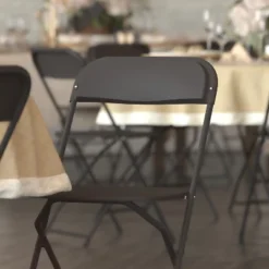 Emma And Oliver Set Of 6 Stackable Folding Plastic Chairs - 650 LB Weight Capacity -Home office GUEST 4de8ed84 6ec0 464b 8b70 3acdf39bdc7d