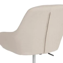 Emma And Oliver Home And Office Mid-Back Chair In Beige Fabric -Home office GUEST 505d8b3a ee06 4550 9f4c 3218c05b49bf
