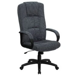 Emma And Oliver High Back Fabric Executive Swivel Office Chair With Arms -Home office GUEST 50f807e1 eedd 4e39 9c0f a6a88ce1d453