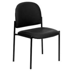 Emma And Oliver Comfort Stackable Steel Side Reception Chair -Home office GUEST 5187b4a1 a221 4b1f bc18 7043cc648f57