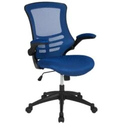 Emma And Oliver Mid-Back Mesh Swivel Ergonomic Task Office Chair With Flip-Up Arms -Home office GUEST 529df1a9 f3df 488f a24c 0d5cd7d0b1a1