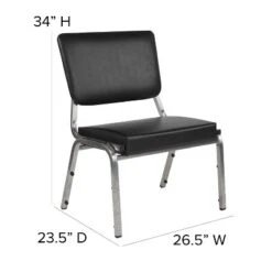 Emma And Oliver 1000 Lb. Antimicrobial Bariatric Open Back Chair -Home office GUEST 531c2d39 6e6b 48ce b072 1452f969d638