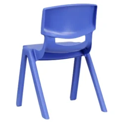 Emma And Oliver 5 Pack Plastic Stackable School Chair With 13.25" Seat Height -Home office GUEST 56606bee 715b 41ad a751 9634bc4783a2