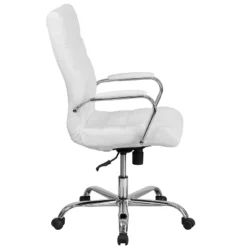 Emma And Oliver High Back Executive Swivel Office Chair With Metal Frame And Arms -Home office GUEST 56d844cb 04e8 42d1 915f a53d1bd35b52