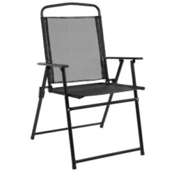 Emma And Oliver 6 Piece Patio Garden Set With Table, Umbrella And 4 Folding Chairs -Home office GUEST 5701ab7e fc82 469a 94d0 482d26b985a8