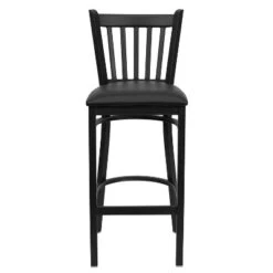 Emma And Oliver Black Vertical Back Metal Restaurant Dining Barstool 22 Emma And Oliver Black Vertical Back Metal Restaurant Dining Barstool -Home office GUEST 585edd7d 4cff 4b6d 8313 f2495871972e