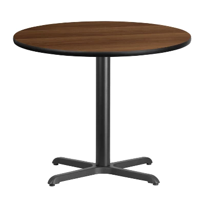 Emma And Oliver 36" Round Laminate Table Top With 30"x30" Table Height Base 6 Emma And Oliver 36" Round Laminate Table Top With 30"x30" Table Height Base - Image 6