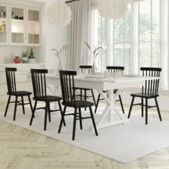 Emma And Oliver 8' X 40" Rectangular Solid Pine Folding Farm Table With Crisscross Legs