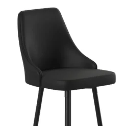 Emma And Oliver Modern Upholstered Dining Stools With Chrome Accented Metal Frames And Footrests -Home office GUEST 5a7481d8 094d 4737 a6ae 99a7d926469d