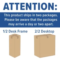 Emma And Oliver Electric Height Adjustable Standing Desk - 48" Wide X 24" Deep -Home office GUEST 5be2a6b3 e940 49cb b86e 1a76890668cd