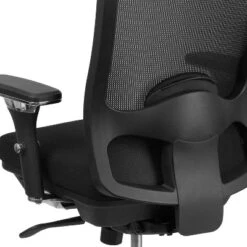 Emma And Oliver 24/7 350 Lb. Big & Tall Black Mesh Synchro-Tilt Swivel Ergonomic Office Chair 14 Emma And Oliver 24/7 350 Lb. Big & Tall Black Mesh Synchro-Tilt Swivel Ergonomic Office Chair -Home office GUEST 5ca594e6 c8b8 44f9 a7e5 b76a8f5d01ea