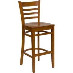 Emma And Oliver Ladder Back Wooden Restaurant Dining Barstool -Home office GUEST 5d48b99a b06e 4e16 858f 5160dff8cf18