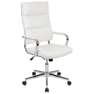 Emma And Oliver High Back LeatherSoft Contemporary Panel Executive Swivel Office Chair 13 Emma And Oliver High Back LeatherSoft Contemporary Panel Executive Swivel Office Chair - Image 13