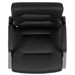 Emma And Oliver Black LeatherSoft Executive Reception Chair - Guest Chair -Home office GUEST 5e2b2593 0955 4f5d bdf0 419f1b001129