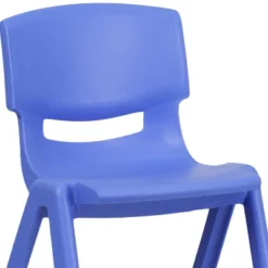 Emma And Oliver 4 Pack Plastic Stackable K-2 School Chair With 13.25"H Seat -Home office GUEST 5ed2d329 453c 4058 972e 2a1149a0c810