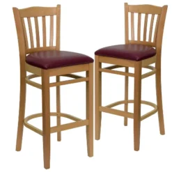 Emma And Oliver 2 Pack Vertical Slat Back Wooden Restaurant Barstool 22 Emma And Oliver 2 Pack Vertical Slat Back Wooden Restaurant Barstool -Home office GUEST 5ff9bfd7 4ff2 4af0 ac59 12e36f758f2c