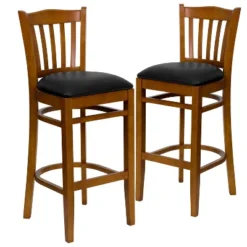 Emma And Oliver 2 Pack Vertical Slat Back Wooden Restaurant Barstool 26 Emma And Oliver 2 Pack Vertical Slat Back Wooden Restaurant Barstool -Home office GUEST 6109f969 7be6 4bc5 8826 99895dc60c5b