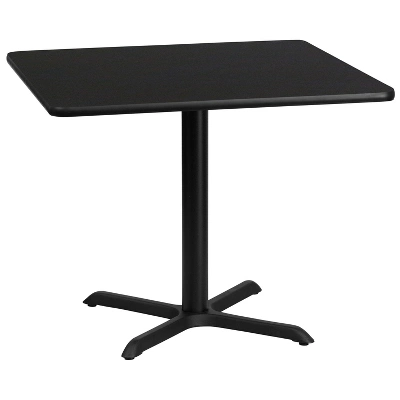 Emma And Oliver 36" Square Laminate Table Top With 30"x30" Table Height Base 5 Emma And Oliver 36" Square Laminate Table Top With 30"x30" Table Height Base - Image 5