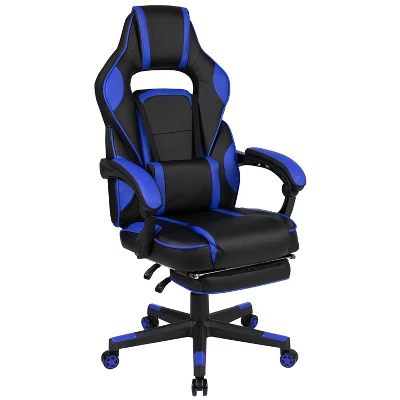 Emma And Oliver Ergonomic Gaming Chair -Recline Back/Arms, Footrest, Massaging Lumbar 13 Emma And Oliver Ergonomic Gaming Chair -Recline Back/Arms, Footrest, Massaging Lumbar - Image 13