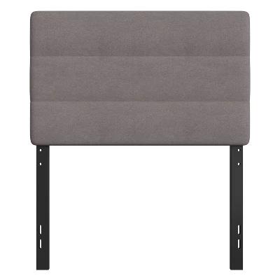Emma And Oliver Modern Upholstered Headboard With Horizontal Line Stitching And Adjustable Height Rails 10 Emma And Oliver Modern Upholstered Headboard With Horizontal Line Stitching And Adjustable Height Rails - Image 10