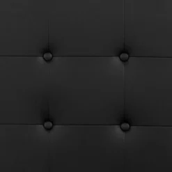 Emma And Oliver Button Tufted Upholstered Queen Size Headboard In Black Vinyl -Home office GUEST 679e02f3 cb21 4f38 a7b9 aecd0f2f2556 1