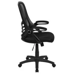Emma And Oliver High Back Mesh Ergonomic Office Chair With Flip-up Arms -Home office GUEST 67ffc237 2ec3 4337 9e65 a5c1704d684c
