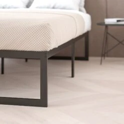 Emma And Oliver 14 Inch Twin Metal Platform Bed Frame/Steel Slat Support/No Box Spring Needed -Home office GUEST 68c2b81a e22b 4d4e 8605 cd38e4f796df