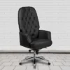 Emma And Oliver High Back Traditional Button Tufted Multifunction Swivel Ergonomic Office Chair