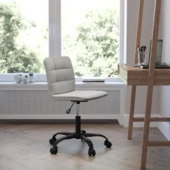 Emma And Oliver Home Office Armless Task Office Chair With Tufted Back/Seat -Home office GUEST 6f50acd7 69af 4aef a2ea 0e9a84a37f38