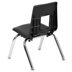 Emma And Oliver Student Stack School Chair - 12-inch -Home office GUEST 718dd873 f43c 4c40 ac89 dafb5b37fd25