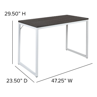 Emma And Oliver Industrial Modern Desk-47"L Commercial Grade Home Office Desk 8 Emma And Oliver Industrial Modern Desk-47"L Commercial Grade Home Office Desk - Image 8