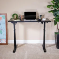 Emma And Oliver Electric Height Adjustable Standing Desk - 48" Wide X 24" Deep -Home office GUEST 74f0b76b 1496 42ad b2de 282282b488a5