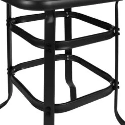 Emma And Oliver 3 Piece Outdoor Bar Height Set-Glass Patio Bar Table-All-Weather Barstools -Home office GUEST 7554eabd c258 4578 a56b f0b8557bb1fc 1
