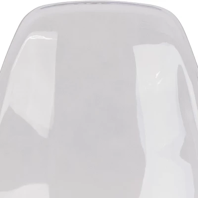 Emma And Oliver Ghost Chair With Gold Metal Base 9 Emma And Oliver Ghost Chair With Gold Metal Base - Image 9