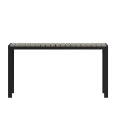 Emma And Oliver 55" X 31" Outdoor Dining Table With Faux Teak Poly Slat Top And Metal Frame 21 Emma And Oliver 55" X 31" Outdoor Dining Table With Faux Teak Poly Slat Top And Metal Frame -Home office GUEST 76910c6e c674 48ed b840 9f00af364a7a