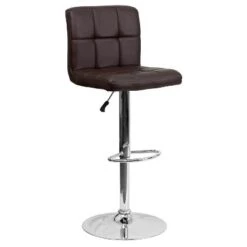 Emma And Oliver Quilted Vinyl Swivel Adjustable Height Barstool With Chrome Base 23 Emma And Oliver Quilted Vinyl Swivel Adjustable Height Barstool With Chrome Base -Home office GUEST 78c9a6f4 55b1 44af abde 9c0fc65534d9
