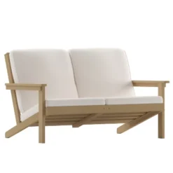 Emma And Oliver All-Weather Polyresin Adirondack Loveseat With Deep Seat And Comfortable Back & Seat Cushions 23 Emma And Oliver All-Weather Polyresin Adirondack Loveseat With Deep Seat And Comfortable Back & Seat Cushions -Home office GUEST 7923c94a 7357 4a80 97c6 683787585afd