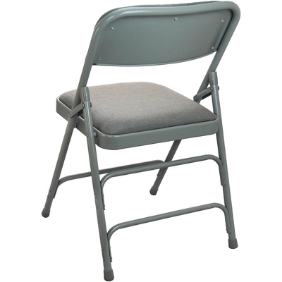 Emma And Oliver 2-pack Padded Metal Folding Chair - Fabric Seat 1 Emma And Oliver 2-pack Padded Metal Folding Chair - Fabric Seat