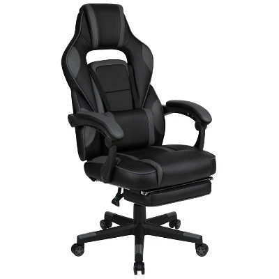 Emma And Oliver Ergonomic Gaming Chair -Recline Back/Arms, Footrest, Massaging Lumbar 14 Emma And Oliver Ergonomic Gaming Chair -Recline Back/Arms, Footrest, Massaging Lumbar - Image 14