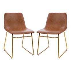 Emma And Oliver 18 Inch Indoor Dining Table Chairs, LeatherSoft Upholstery-Set Of 2 31 Emma And Oliver 18 Inch Indoor Dining Table Chairs, LeatherSoft Upholstery-Set Of 2 -Home office GUEST 7a948939 b887 4120 9f9c 21bc04b05c75