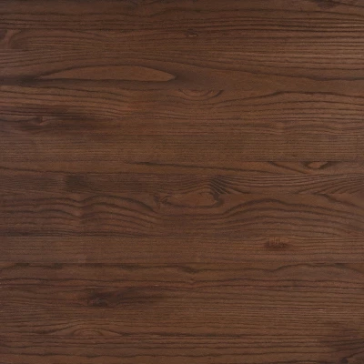 Emma And Oliver 23.5" Square Black/Wood Metal Indoor Table 3 Emma And Oliver 23.5" Square Black/Wood Metal Indoor Table - Image 3