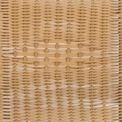 Emma And Oliver Commercial Aluminum/Rattan Restaurant Dining Stack Chair -Home office GUEST 80625c7e fed5 4a43 b637 7870b53e7f24