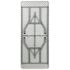 Emma And Oliver 6-Foot Granite White Plastic Folding Table - Banquet / Event Folding Table -Home office GUEST 81222c40 f73c 4a35 880c 0ea4504ac86d