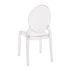 Emma And Oliver Set Of 4 Multifunctional Transparent Polycarbonate Resin Stacking Accent Chair With Extra Wide Seat For Vanity, Dining Room, Bedroom & Outdoor Events 19 Emma And Oliver Set Of 4 Multifunctional Transparent Polycarbonate Resin Stacking Accent Chair With Extra Wide Seat For Vanity, Dining Room, Bedroom & Outdoor Events -Home office GUEST 812be9e3 3705 4549 9fde 47916ab4cedc