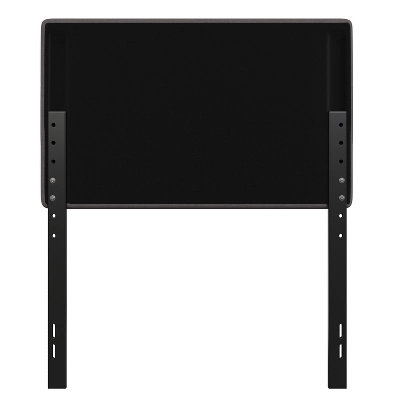 Emma And Oliver Modern Upholstered Headboard With Horizontal Line Stitching And Adjustable Height Rails 8 Emma And Oliver Modern Upholstered Headboard With Horizontal Line Stitching And Adjustable Height Rails - Image 8