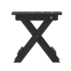 Emma And Oliver 3-Piece Indoor/Outdoor Set With 2 Poly Resin Adjustable Adirondack Loungers With Swivel Cup Holders And Folding Side Table -Home office GUEST 85c23453 0f89 45ca 979e 616986d19227