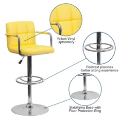Emma And Oliver Adjustable Bar Stools -Home office GUEST 863934cf dbcc 4202 a073 14bb0fe0b610