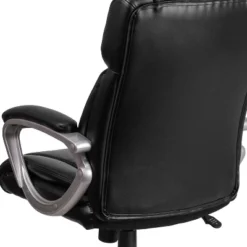 Emma And Oliver Mid-Back Leather Executive Swivel Office Chair With Padded Arms -Home office GUEST 86f2fdde 4580 405c a7f6 aa1cc2114c78