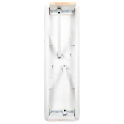 Emma And Oliver 40" X 12" Antique Rustic Solid Pine Folding Farm Bench - Portable Bench -Home office GUEST 882b9652 833d 4c85 b074 9c7dd5f60d3f